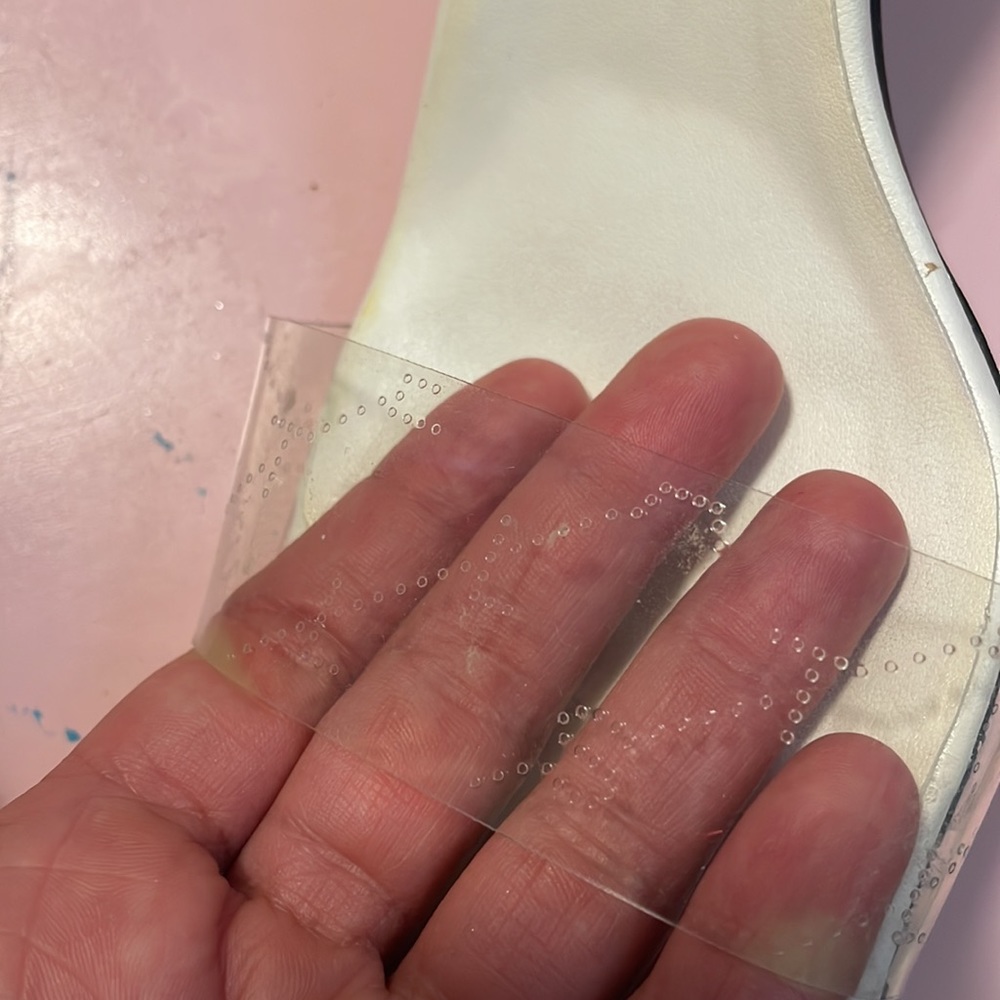 Stella Mccartney White Transparent Strap Heel. - image 4